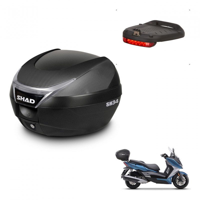 SHAD Baul SH34 + soporte montaje luz de freno KIT-440899