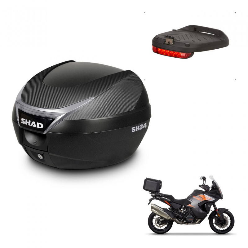SHAD Baul SH34 + soporte montaje luz de freno KIT-440911