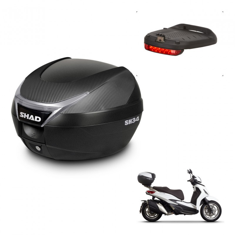 SHAD Baul SH34 + soporte montaje luz de freno KIT-440915