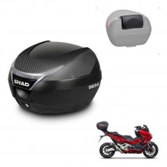 SHAD Baul SH34 + soporte montaje respaldo KIT-440928
