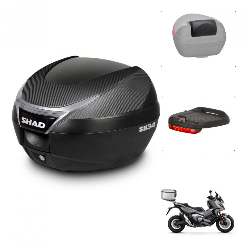 SHAD Baul SH34 + soporte montaje accesorios KIT-440941
