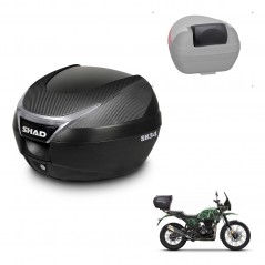 SHAD Baul SH34 + soporte montaje respaldo KIT-440952