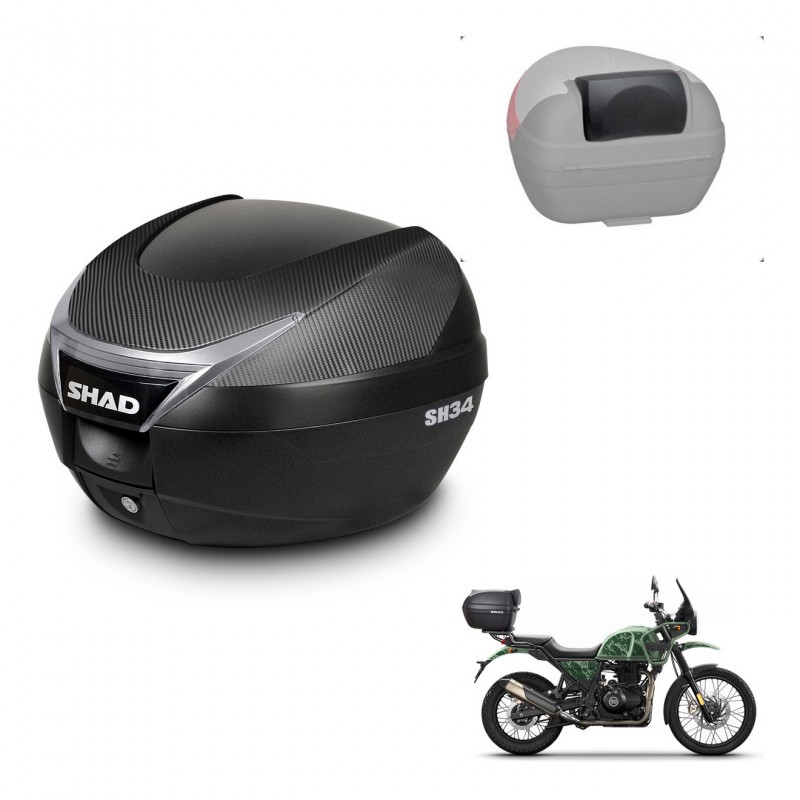SHAD Baul SH34 + soporte montaje respaldo KIT-440952