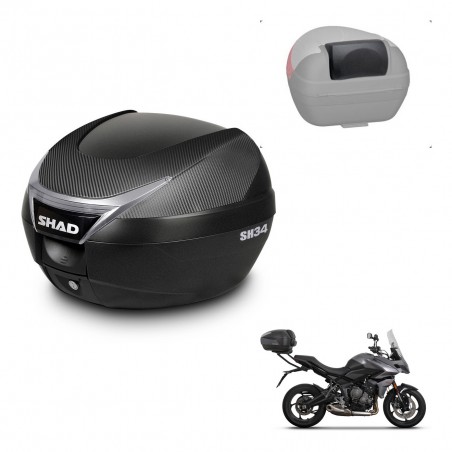 SHAD Baul SH34 + soporte montaje respaldo KIT-440960
