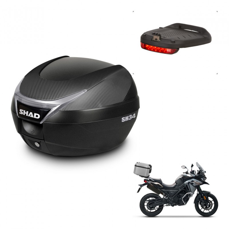 SHAD Baul SH34 + soporte montaje luz de freno KIT-440963