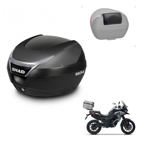 SHAD Baul SH34 + soporte montaje respaldo KIT-440964