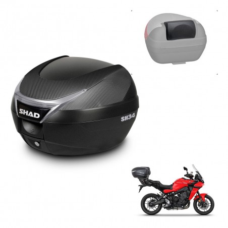 SHAD Baul SH34 + soporte montaje respaldo KIT-440976