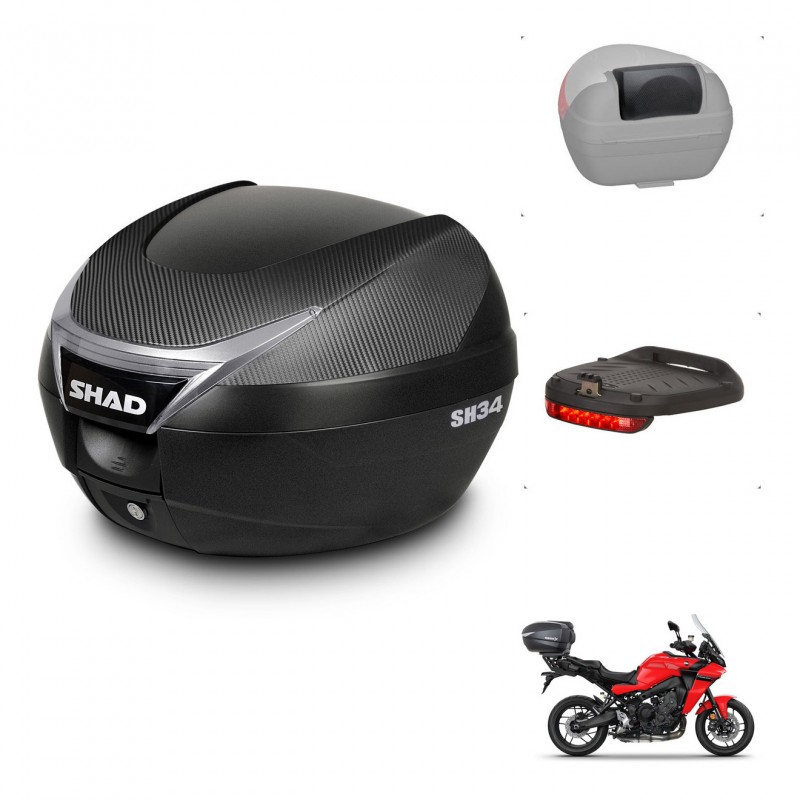 SHAD Baul SH34 + soporte montaje accesorios KIT-440977