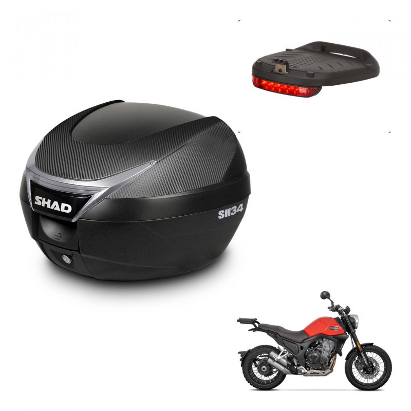 SHAD Baul SH34 + soporte montaje luz de freno KIT-440979