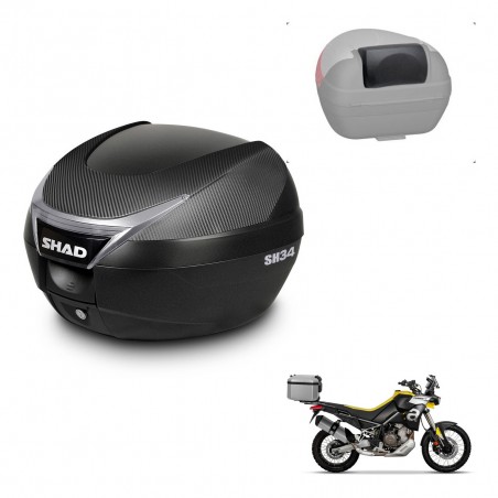 SHAD Trunk SH34 + mounting bracket backrest KIT-440984