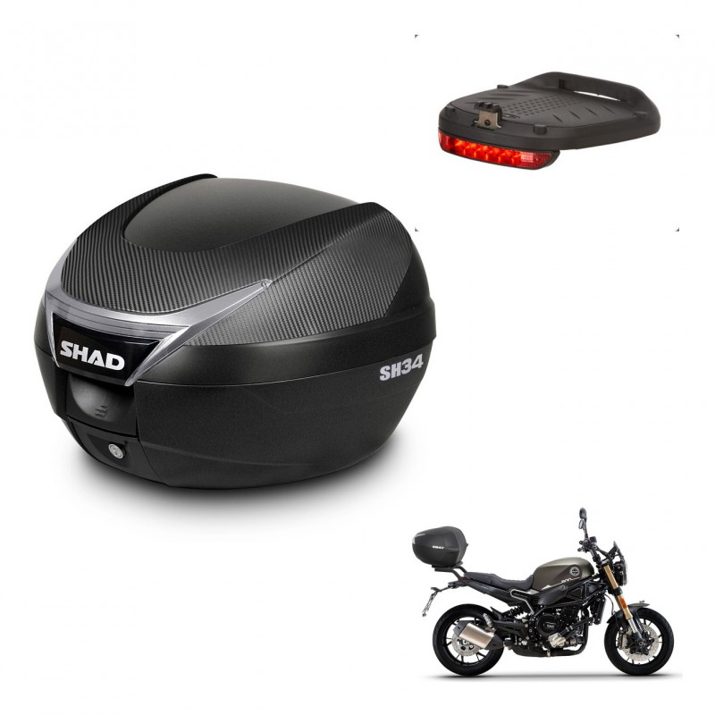 SHAD Baul SH34 + soporte montaje luz de freno KIT-440987