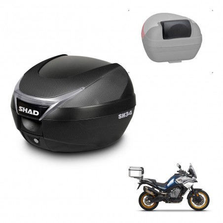 SHAD Trunk SH34 + mounting bracket backrest KIT-440996