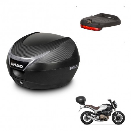 SHAD Baul SH34 + soporte montaje luz de freno KIT-441011