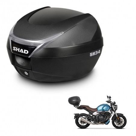 SHAD SH34 trunk + mounting bracket KIT-441018