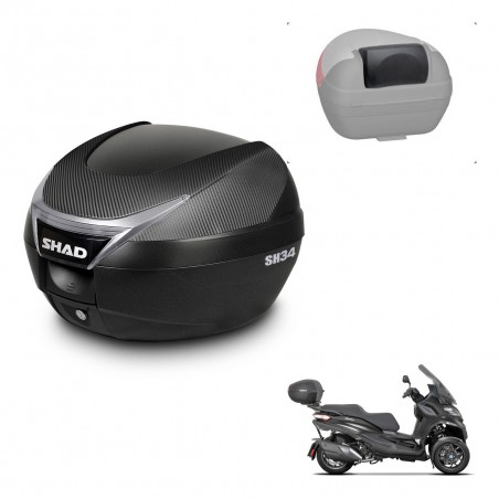 SHAD Baul SH34 + soporte montaje respaldo KIT-441028