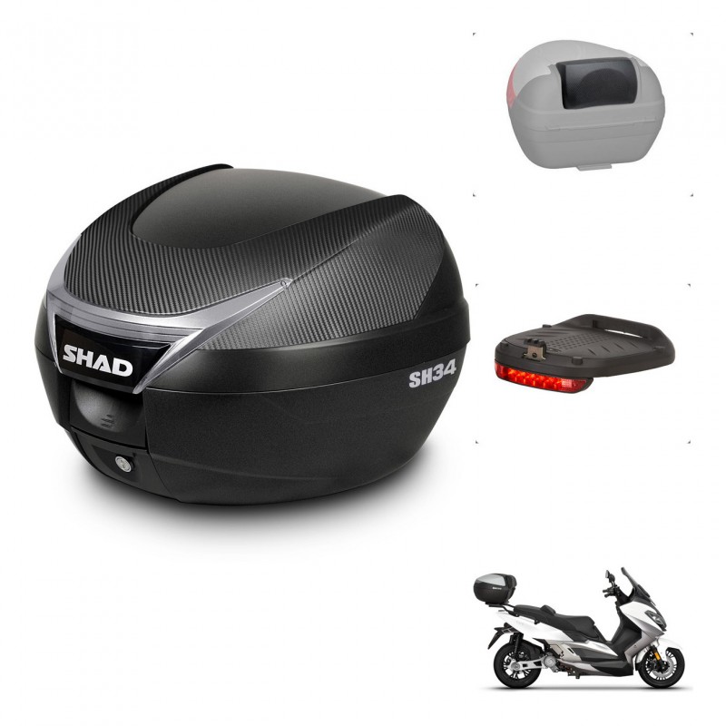 SHAD SH34 trunk + mounting bracket accessories KIT-441037