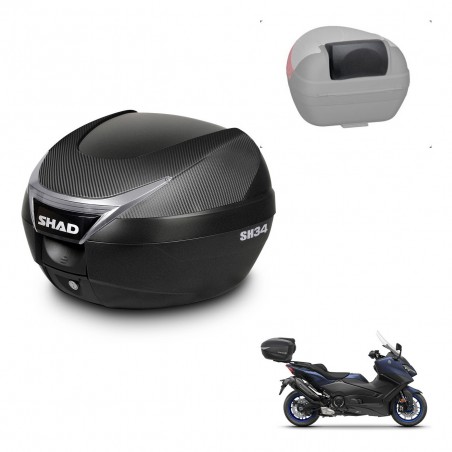 SHAD Baul SH34 + soporte montaje respaldo KIT-441040