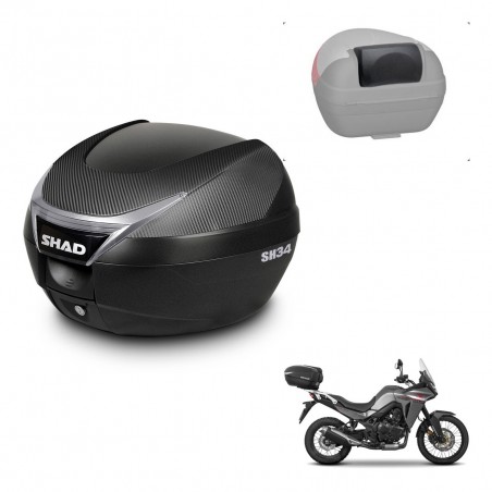 SHAD Baul SH34 + soporte montaje respaldo KIT-441056