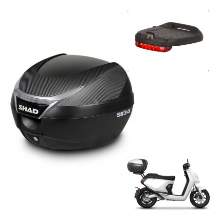 SHAD Baul SH34 + soporte montaje luz de freno KIT-441067