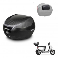 SHAD Baul SH34 + soporte montaje respaldo KIT-441068