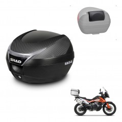 SHAD Baul SH34 + soporte montaje respaldo KIT-441092