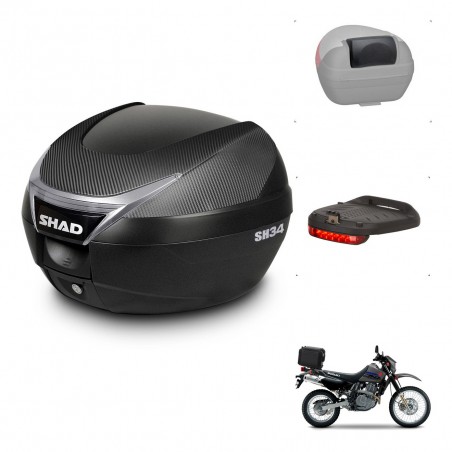 SHAD Baul SH34 + soporte montaje accesorios KIT-441117