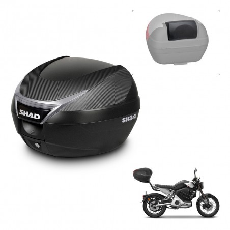 SHAD Baul SH34 + soporte montaje respaldo KIT-441120