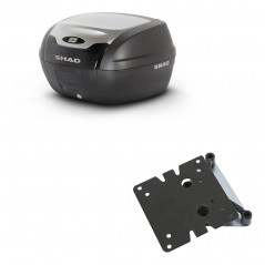 SHAD SH40 ALU trunk + mounting bracket KIT-441129