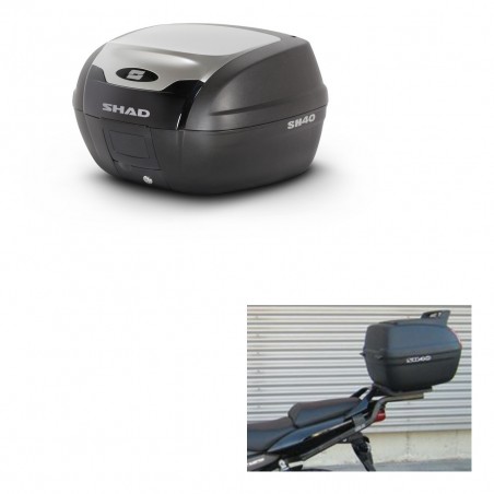 SHAD Baul SH40 ALU + soporte montaje KIT-441133