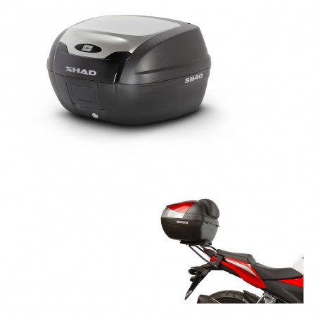 SHAD Baul SH40 ALU + soporte montaje KIT-441135