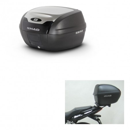 SHAD Baul SH40 ALU + soporte montaje KIT-441144