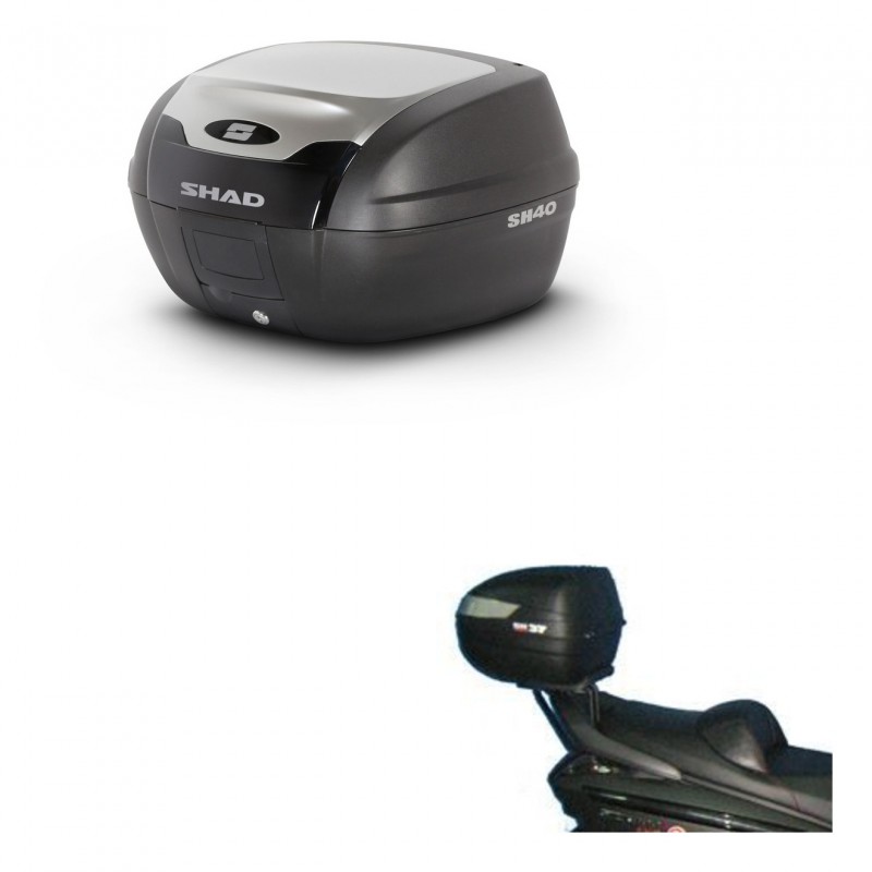 SHAD Baul SH40 ALU + soporte montaje KIT-441155