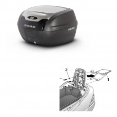 SHAD Baul SH40 ALU + soporte montaje KIT-441158