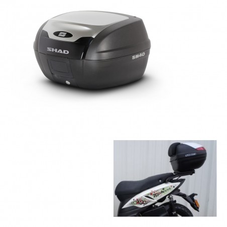 SHAD Baul SH40 ALU + soporte montaje KIT-441165