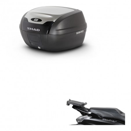 SHAD SH40 ALU trunk + mounting bracket KIT-441166