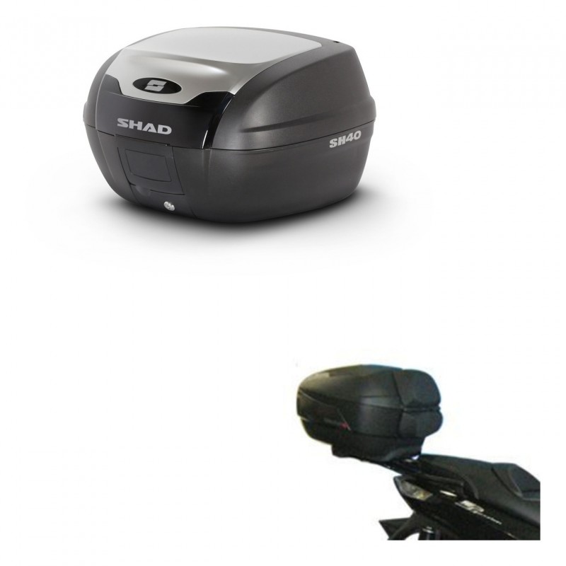 SHAD Baul SH40 ALU + soporte montaje KIT-441168