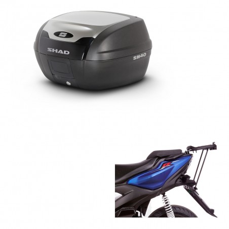 SHAD Baul SH40 ALU + soporte montaje KIT-441170