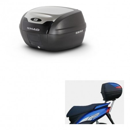 SHAD SH40 ALU trunk + mounting bracket KIT-441175