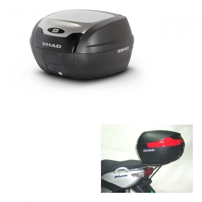 SHAD Baul SH40 ALU + soporte montaje KIT-441177