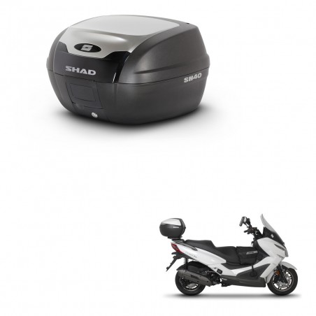 SHAD SH40 ALU trunk + mounting bracket KIT-441192