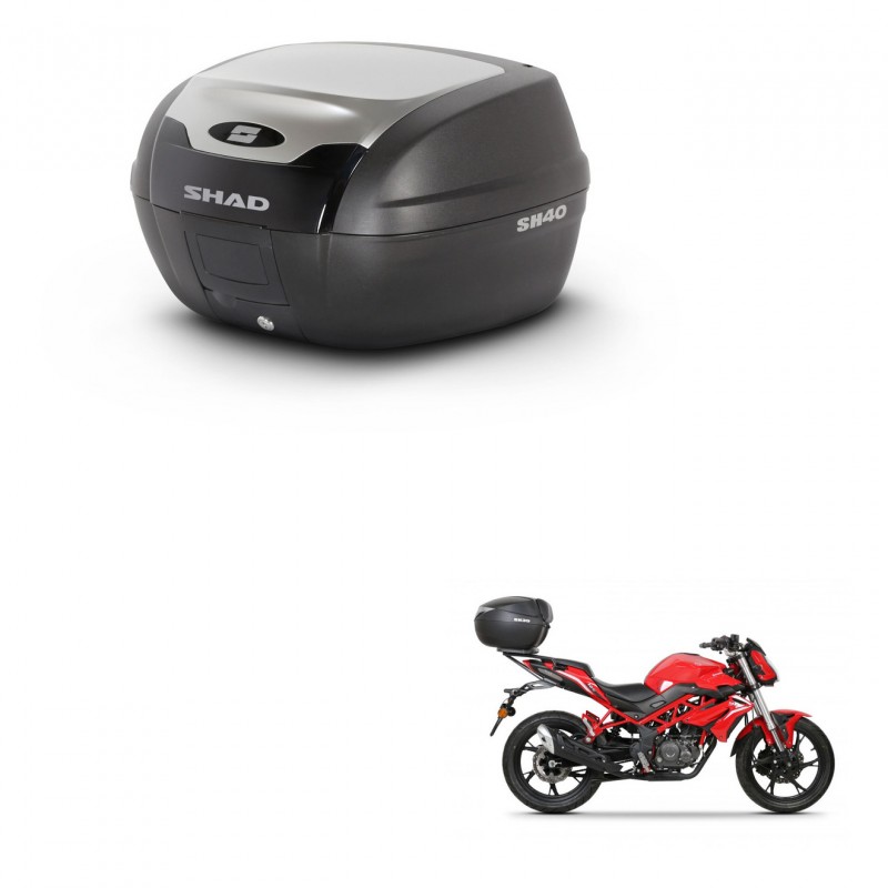SHAD Baul SH40 ALU + soporte montaje KIT-441204