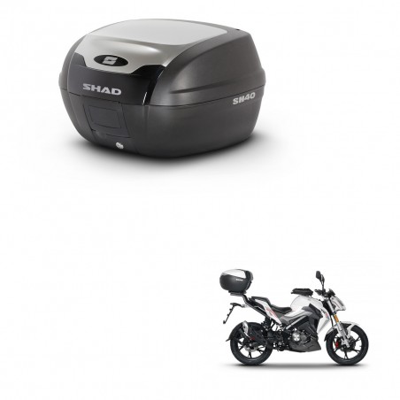 SHAD Baul SH40 ALU + soporte montaje KIT-441213