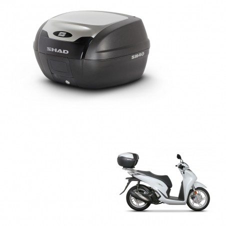 SHAD SH40 ALU trunk + mounting bracket KIT-441223