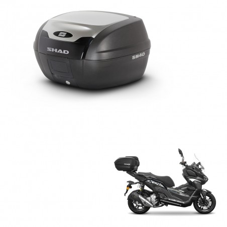 SHAD SH40 ALU trunk + mounting bracket KIT-441245