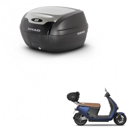 SHAD Baul SH40 ALU + soporte montaje KIT-441249