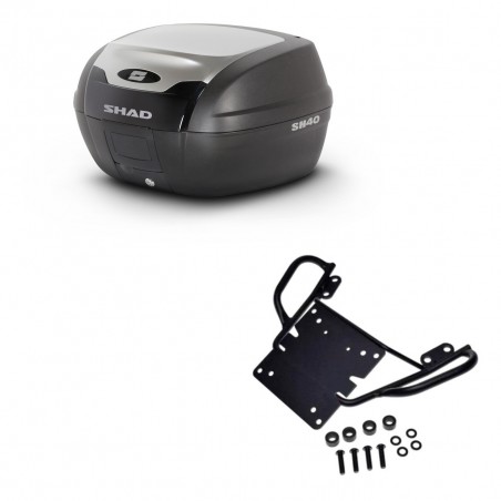 SHAD Baul SH40 ALU + soporte montaje KIT-441262