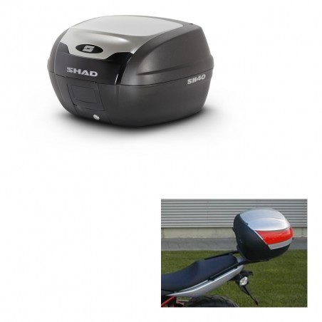 SHAD Baul SH40 ALU + soporte montaje KIT-441272