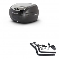 SHAD SH40 ALU trunk + mounting bracket KIT-441285