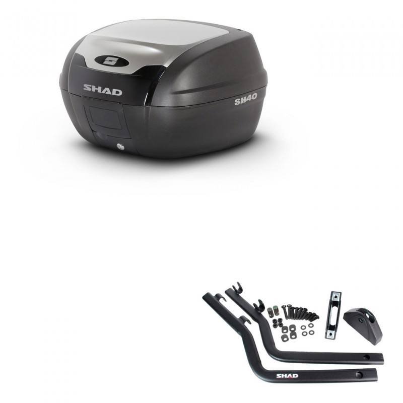 SHAD SH40 ALU trunk + mounting bracket KIT-441285