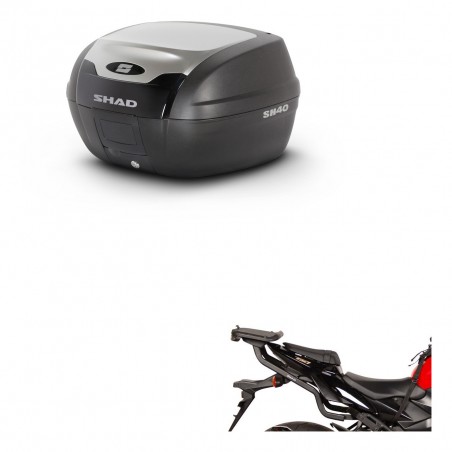 SHAD SH40 ALU trunk + mounting bracket KIT-441295